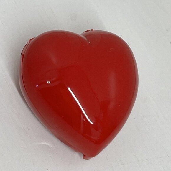 Vintage Avon Valentines Heart Lip Gloss Pin Brooch Compact with Box 1992 NOS - Picture 7 of 7